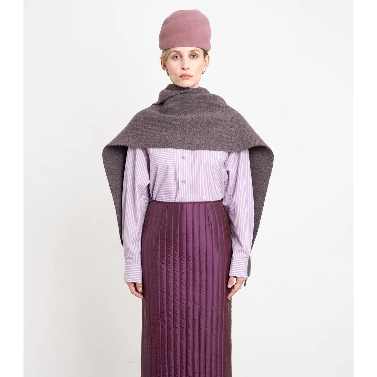 merino wool scarf in luna