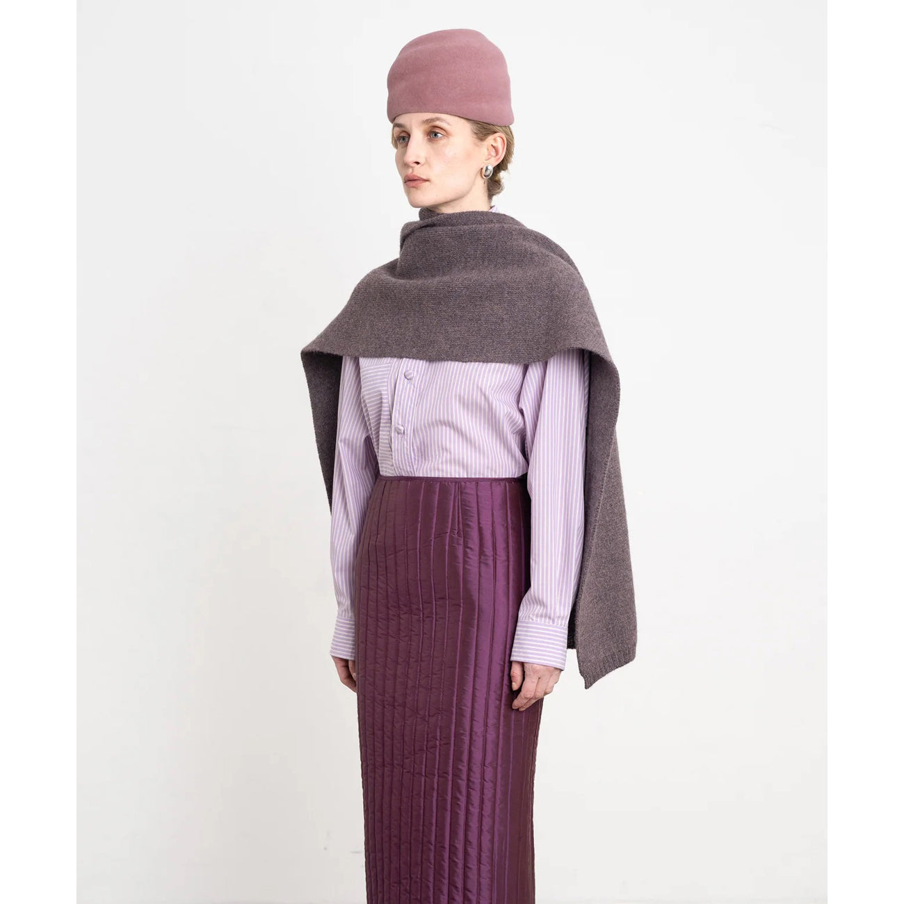 merino wool scarf in luna