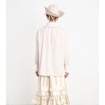 lydbrook shirt in camel/ecru