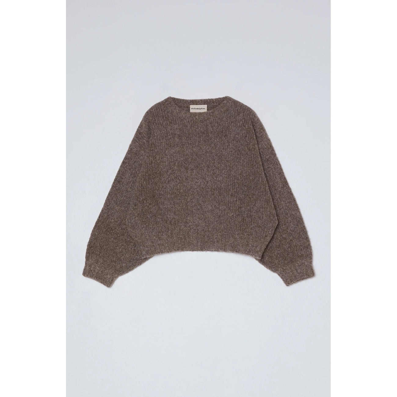 balloon sleeve sweater in deer