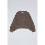 balloon sleeve sweater in deer