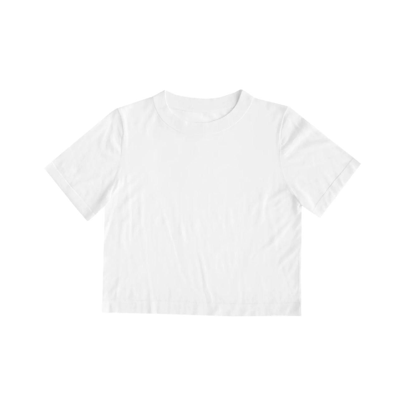 thin knit t-shirt in bone