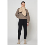 balloon sleeve sweater in deer