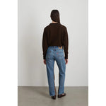 reworked halfsie in vintage brown+indigo