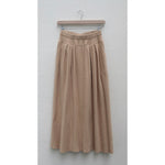 oblong fleece skirt in sand
