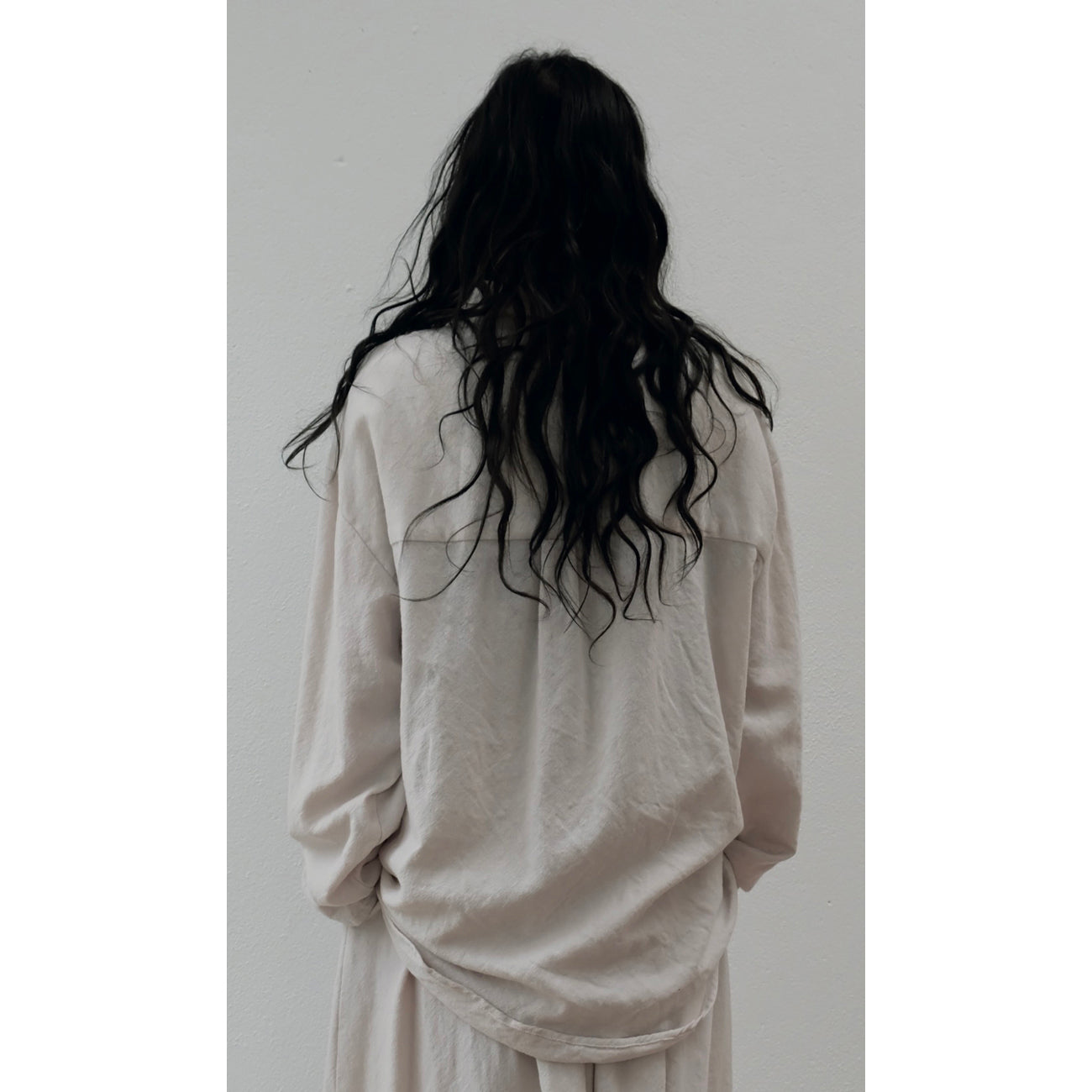 oiseau oversized shirt in chalk