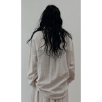 oiseau oversized shirt in chalk