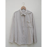 oiseau oversized shirt in chalk