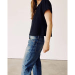 the boxy tee in black