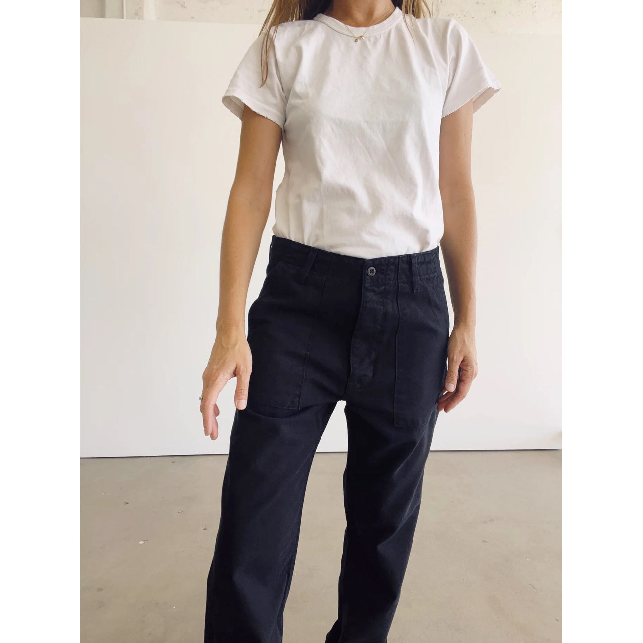 the officer pant in black