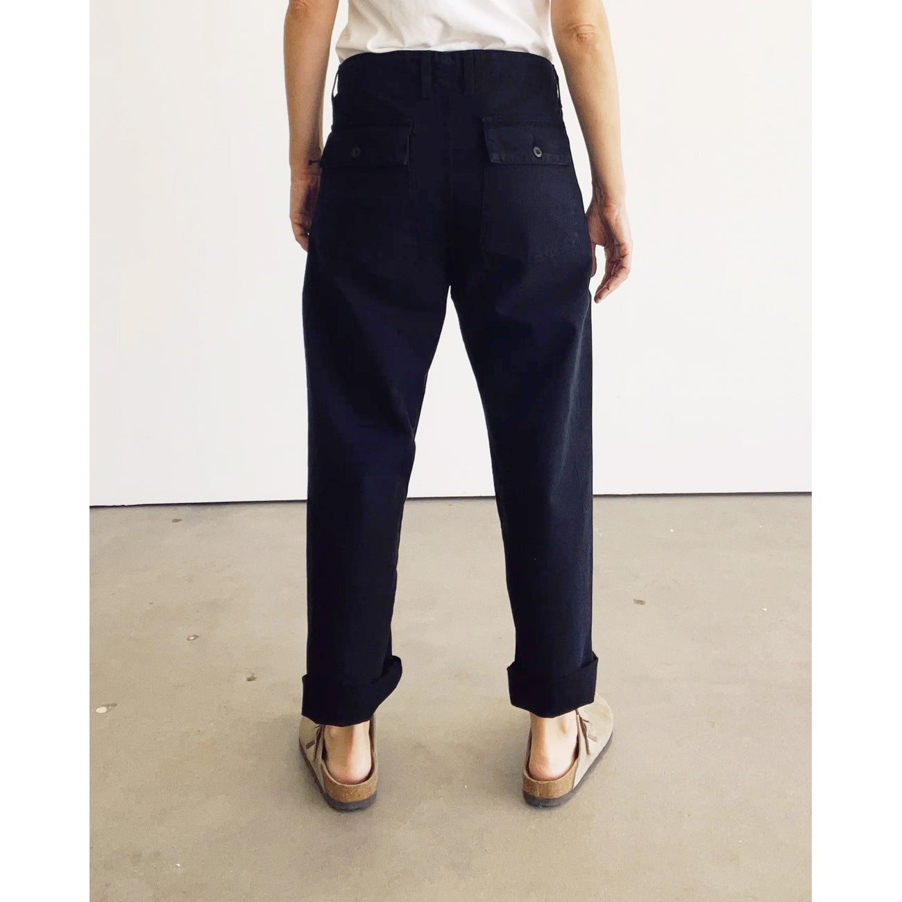 the officer pant in black