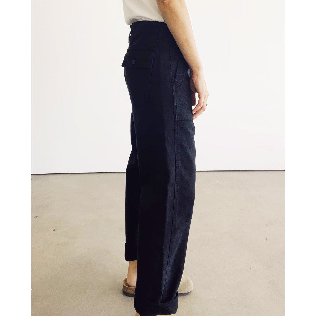 the officer pant in black