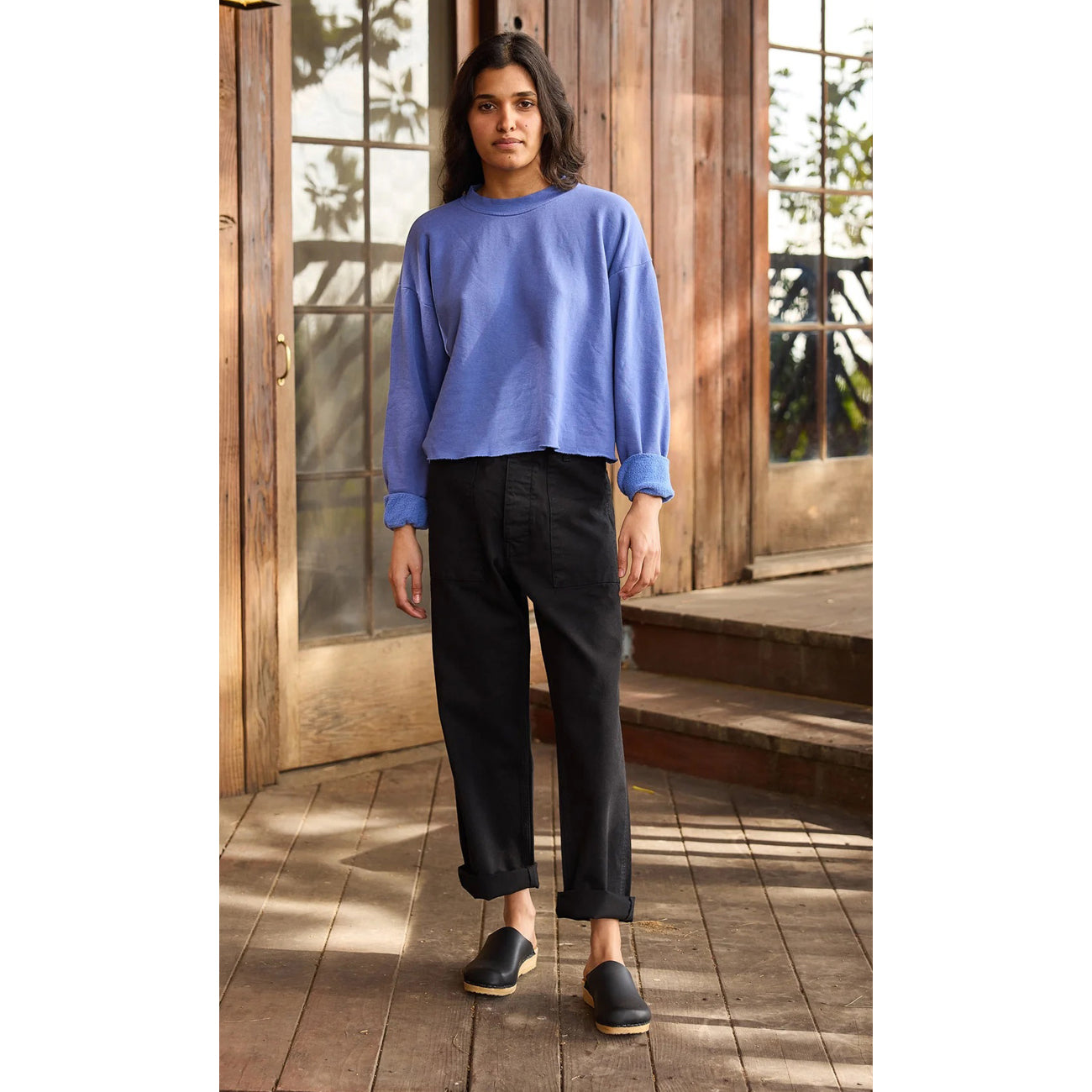 the officer pant in black