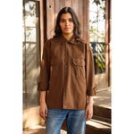 the work shirt in brown