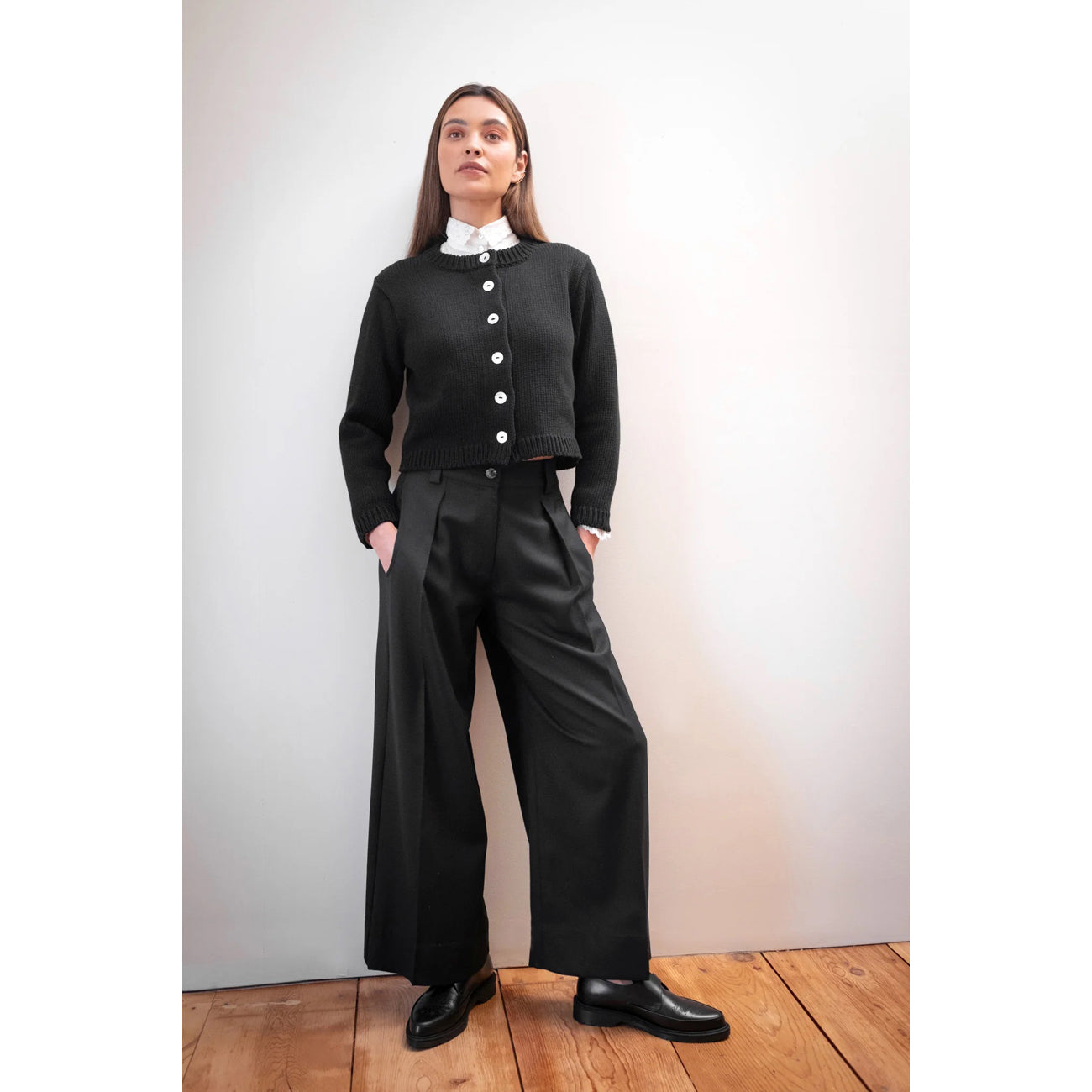 sloane trouser in noir