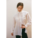maya blouse in bone