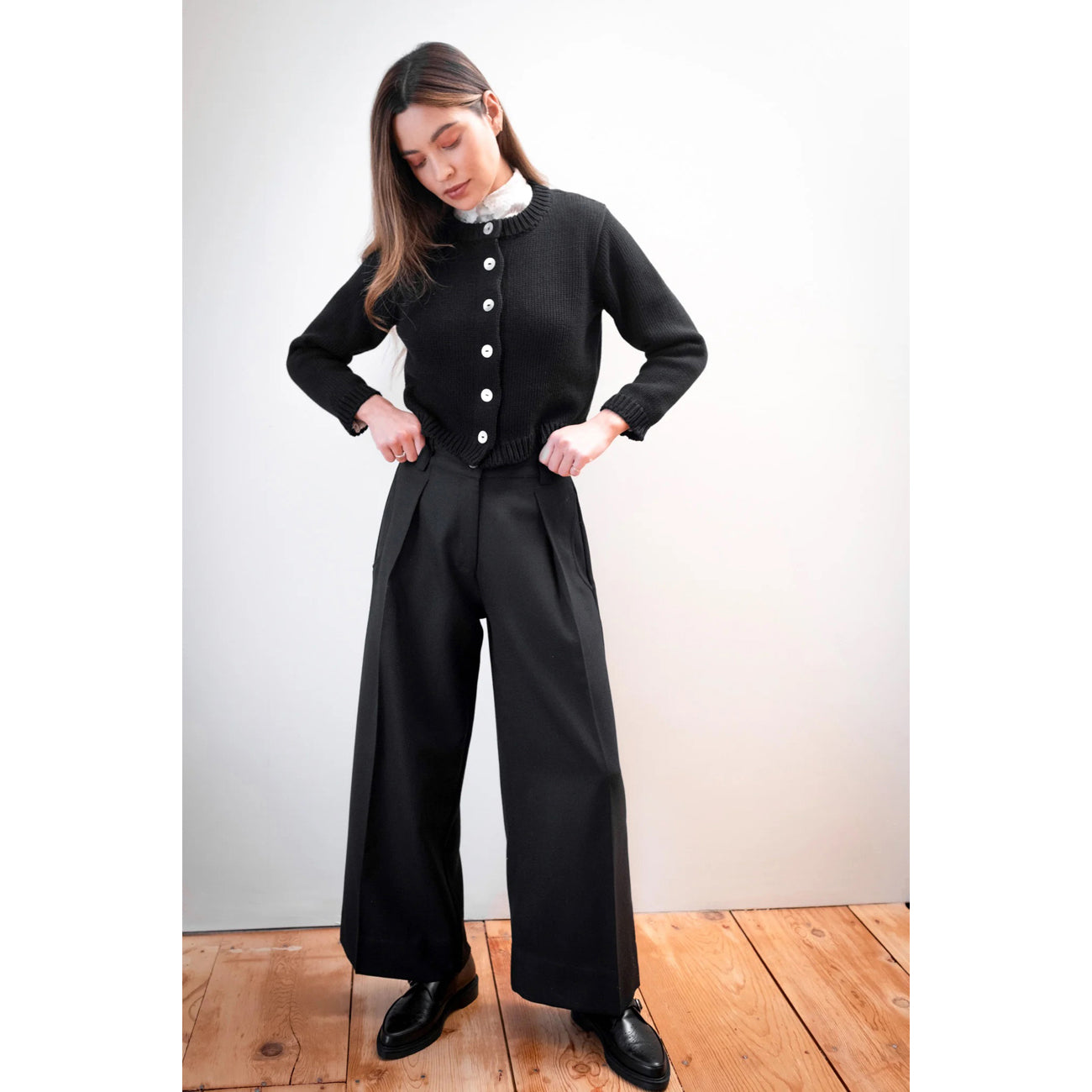 sloane trouser in noir