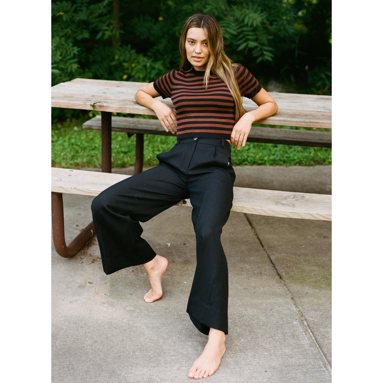 sloane trouser in noir
