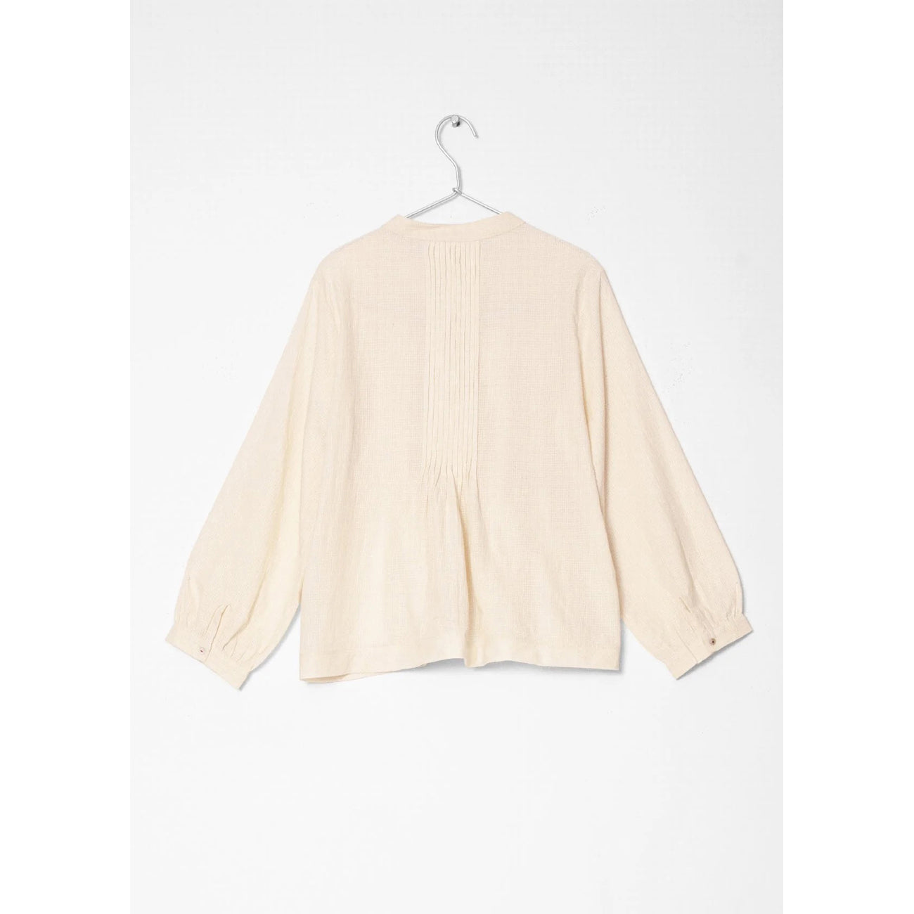 alma tiny checks top in natural