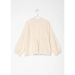 alma tiny checks top in natural