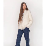 huacaya cardigan in natural