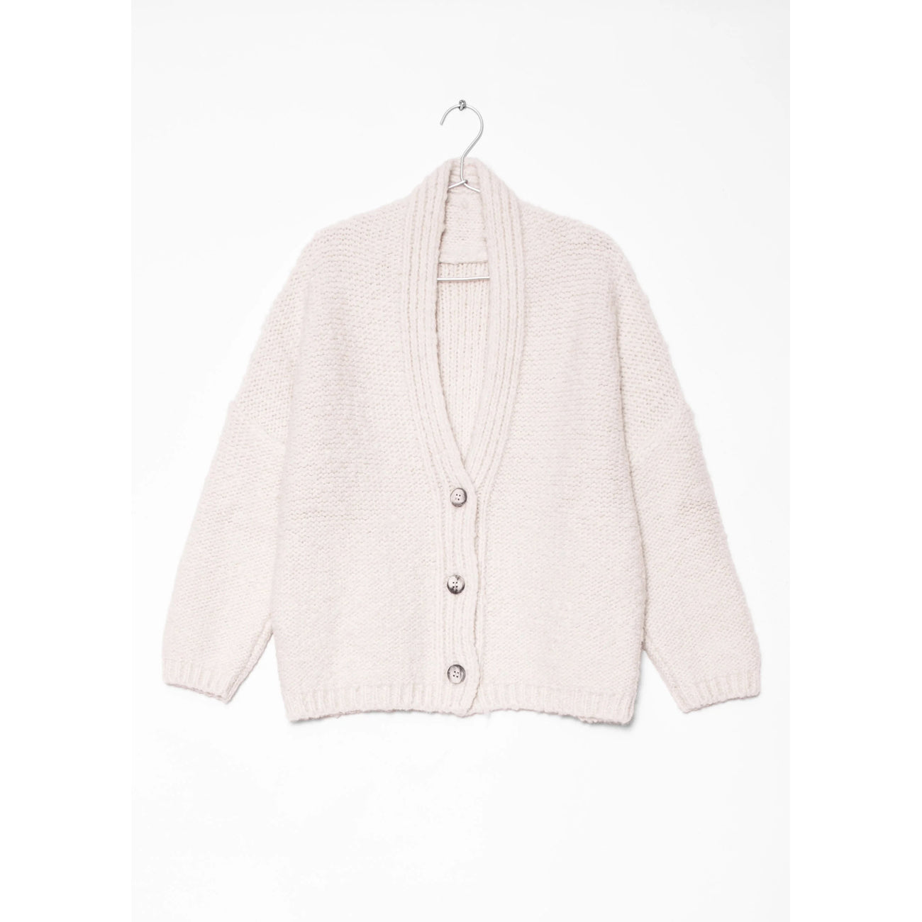 huacaya cardigan in natural