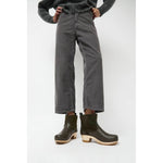 shearling clog boot in olive