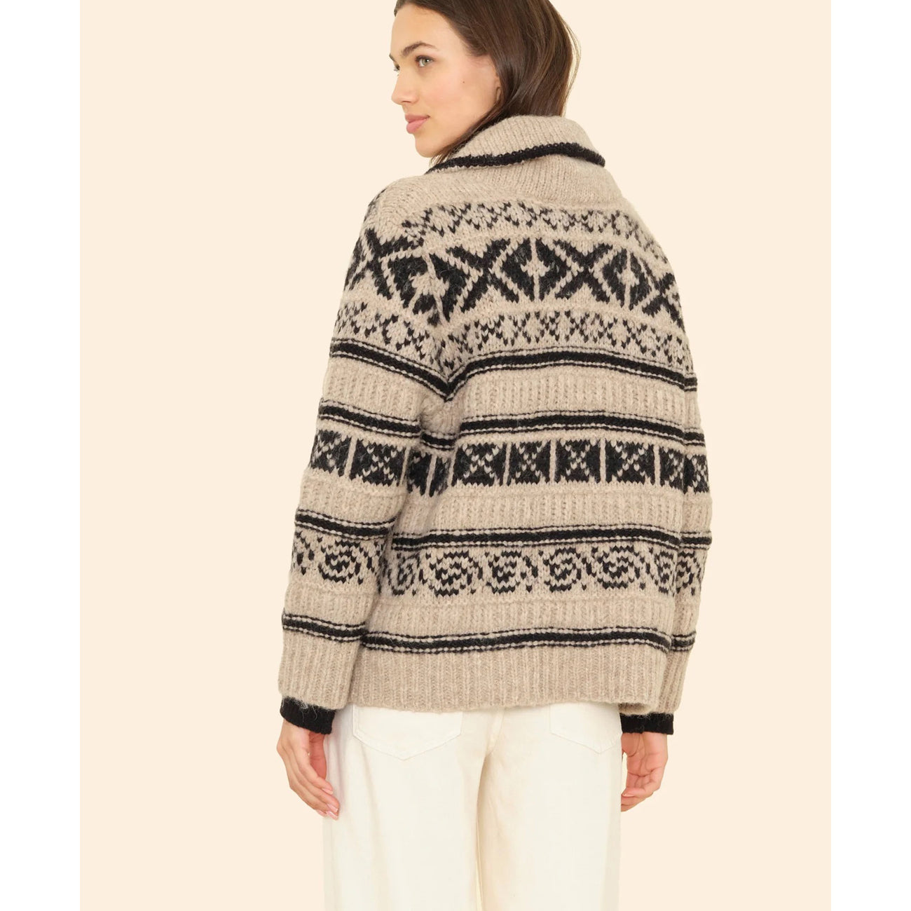 vail cardigan in oatmeal