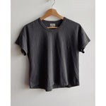 the boxy tee in faded grey
