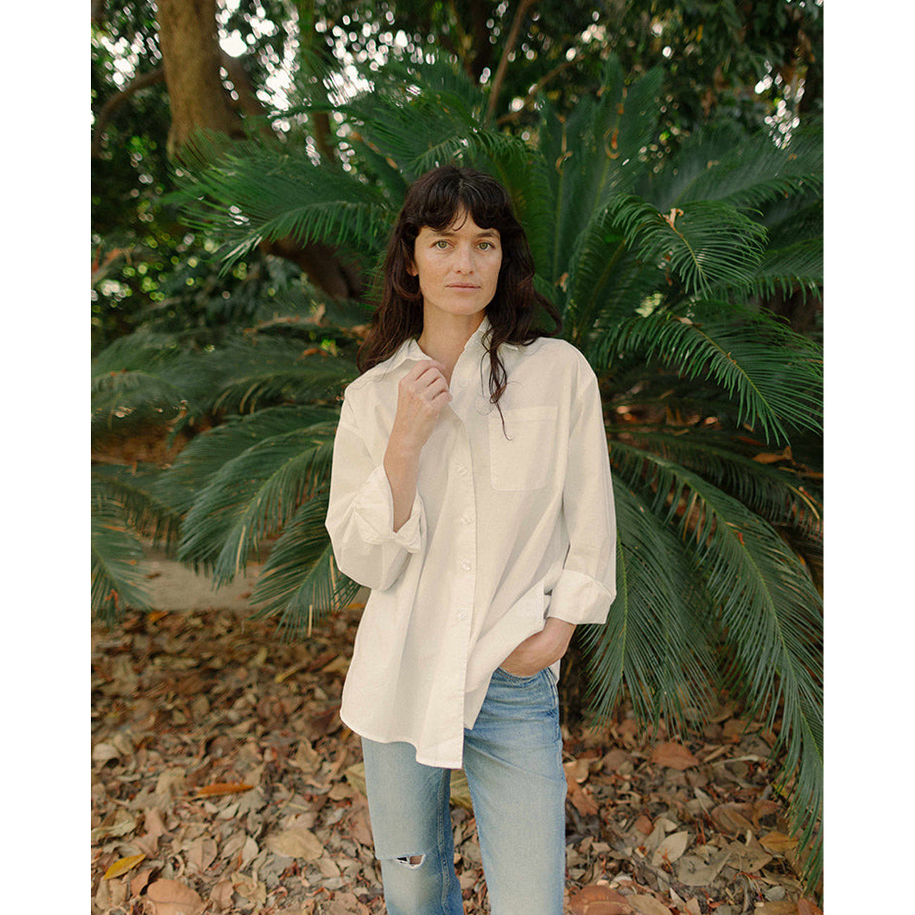 the big shirt in white