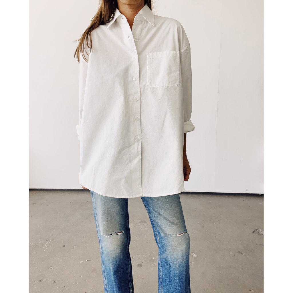 the big shirt in white