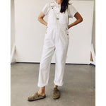 the miner overalls in white