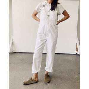 the miner overalls in white