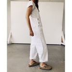 the miner overalls in white