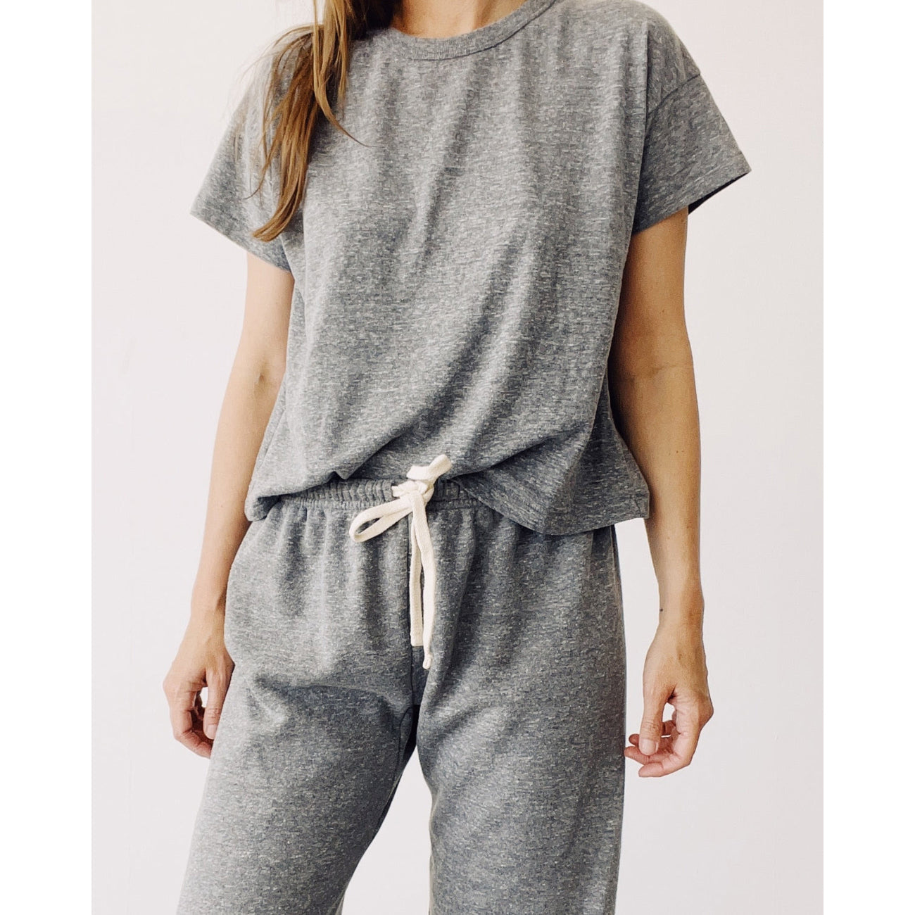 the sweatpants in p.e. grey