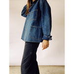 the barn coat in denim