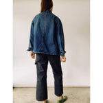 the barn coat in denim