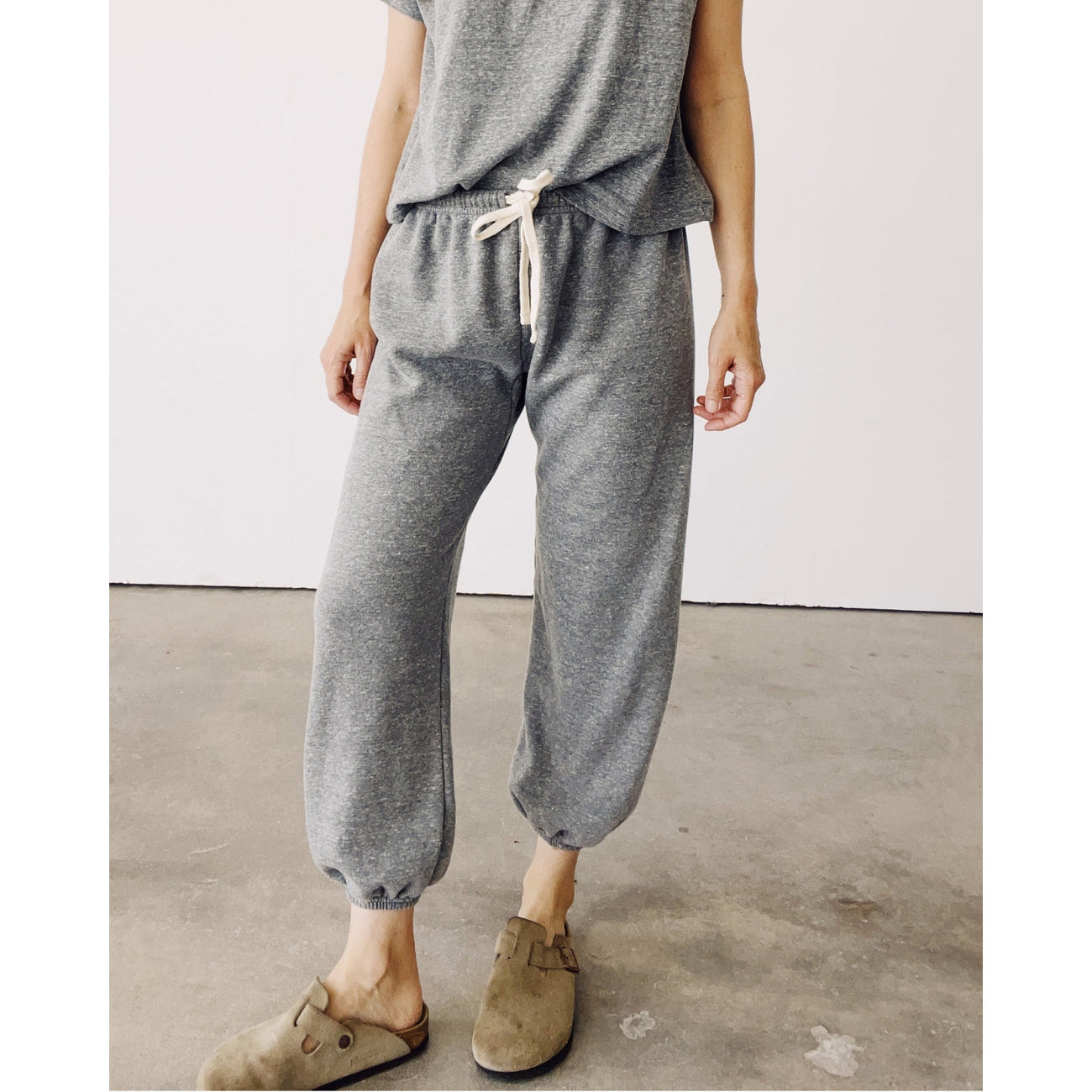 the sweatpants in p.e. grey