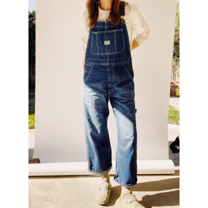 the miner overalls in denim