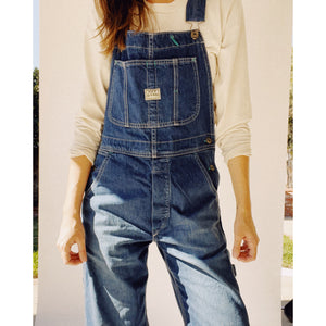 the miner overalls in denim