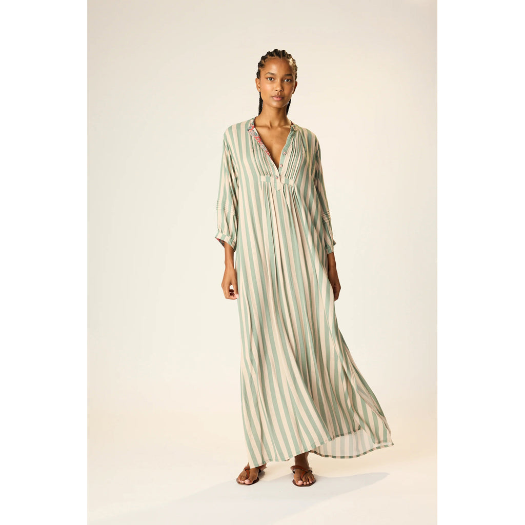 sammie maxi in thick jade stripe