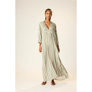 sammie maxi in thick jade stripe