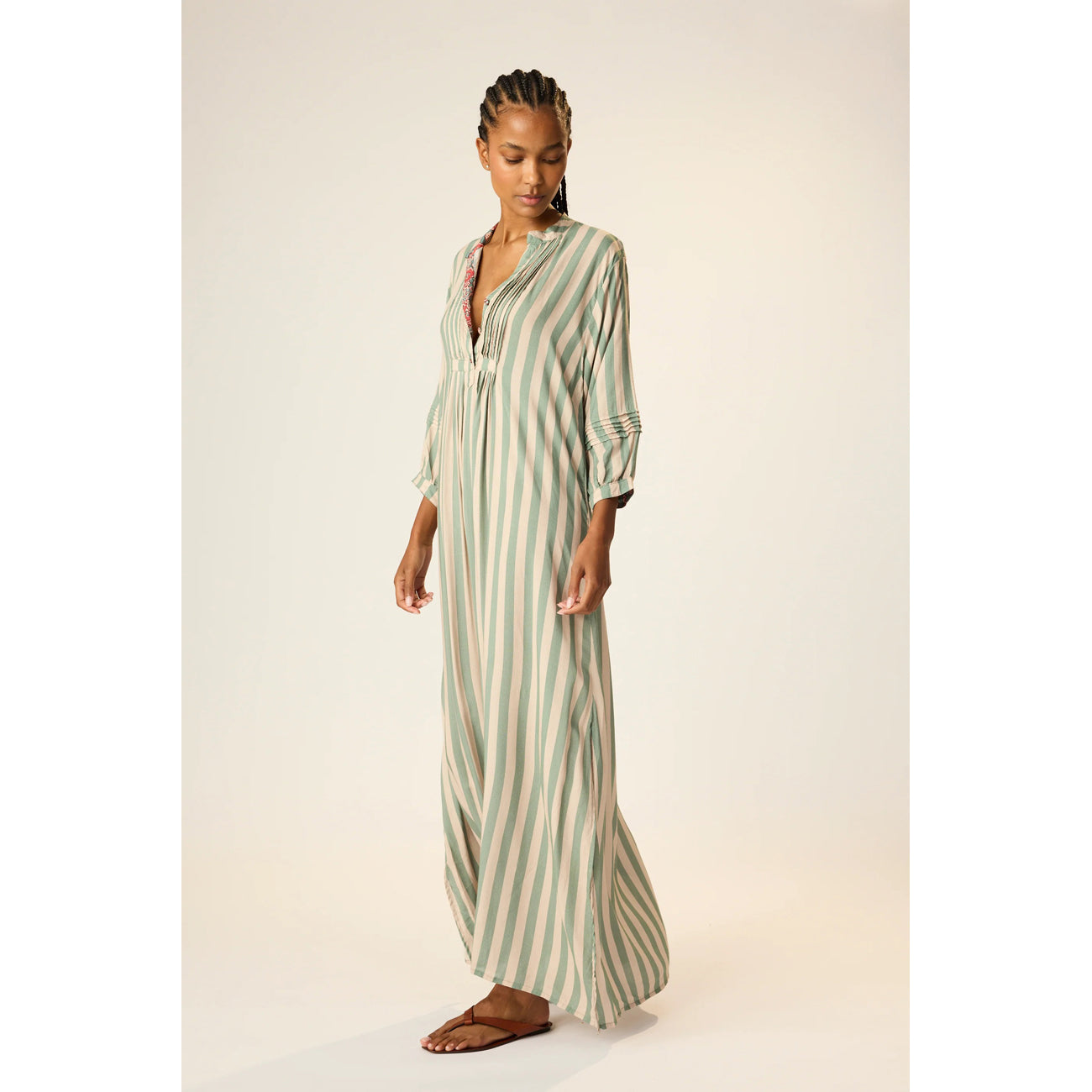 sammie maxi in thick jade stripe