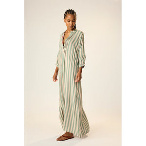 sammie maxi in thick jade stripe