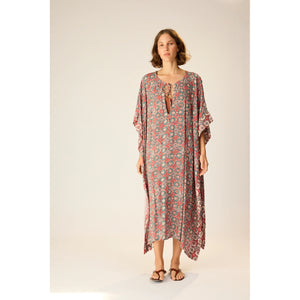 paulina caftan in spanish tile combo