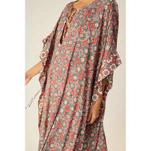 paulina caftan in spanish tile combo