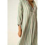 sammie maxi in thick jade stripe