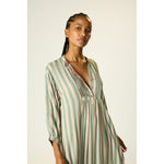 sammie maxi in thick jade stripe