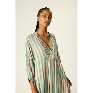 sammie maxi in thick jade stripe