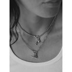 paperclip charm chain